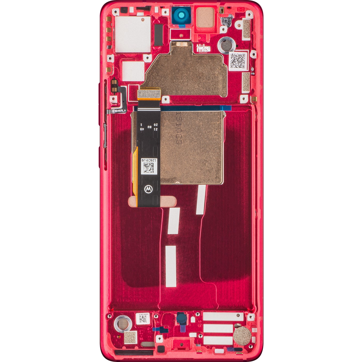Ecrã tátil Motorola Edge 30 Fusion, com moldura, vermelho (Viva Magenta), Service Pack 5D68C22034