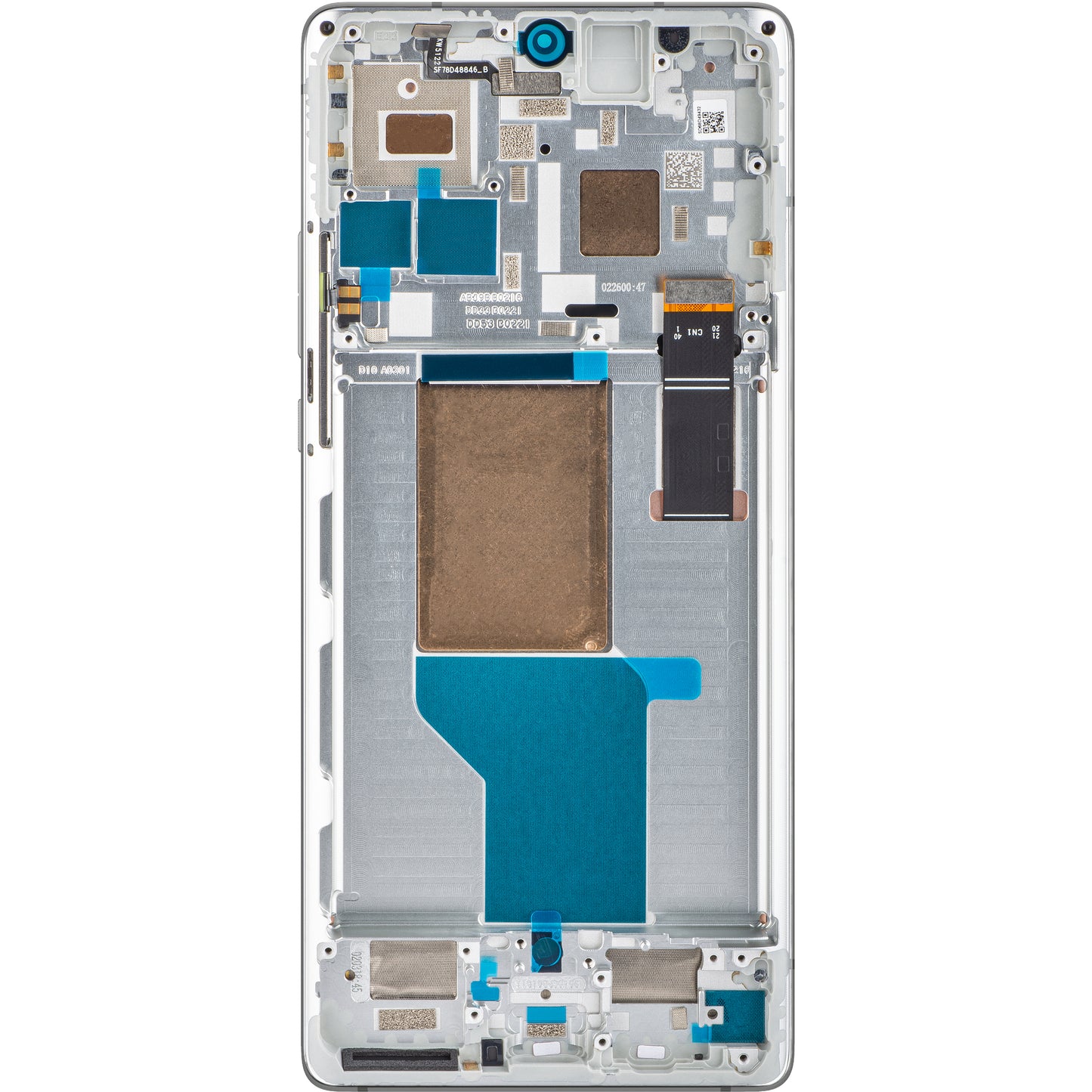 Ecrã tátil Motorola Edge 30 Ultra com moldura, branco Starlight, Service Pack 5D68C21453