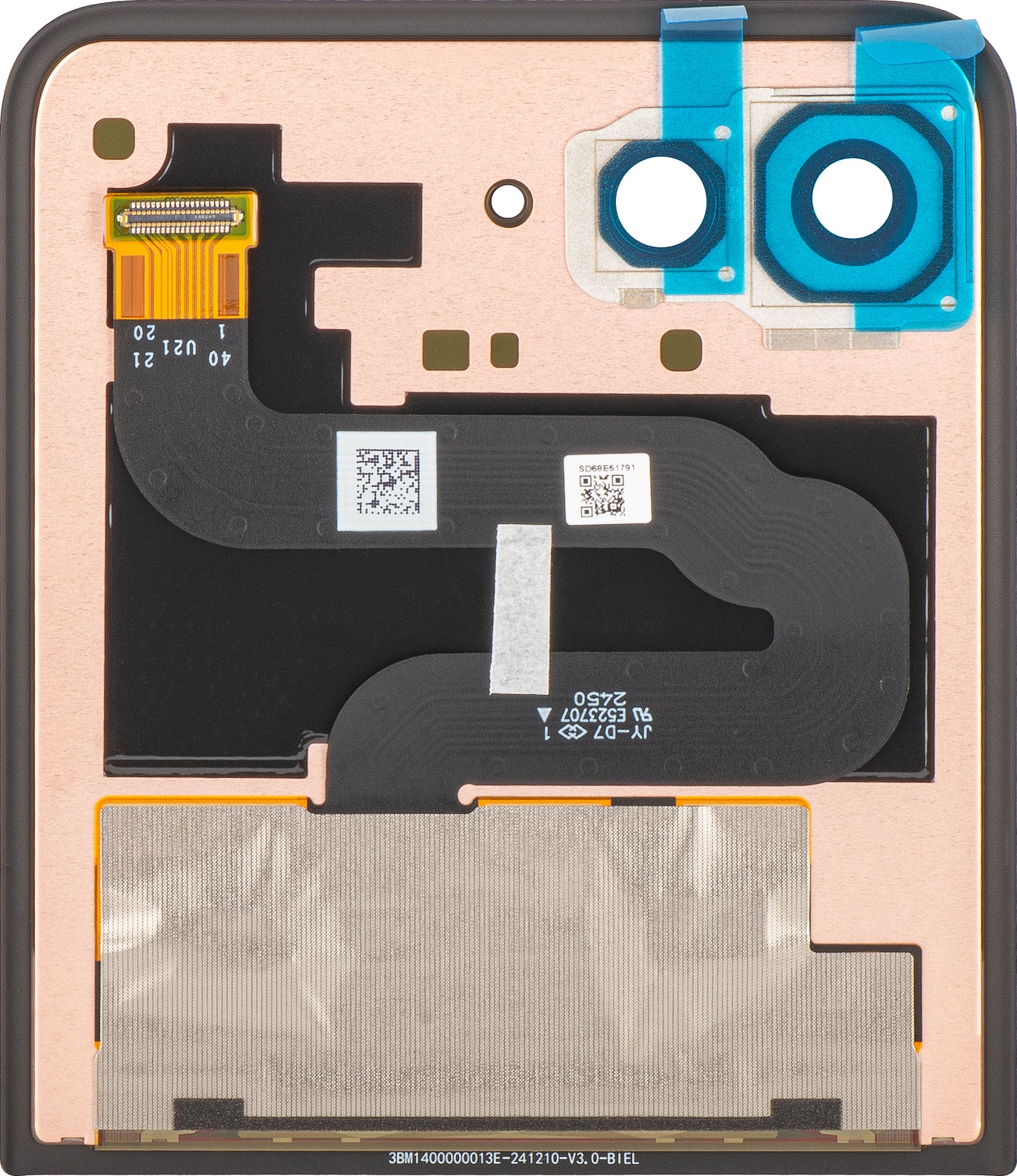 Display com Touchscreen Motorola Razr 60 Ultra, Sub Outer, Service Pack 5D68C29811