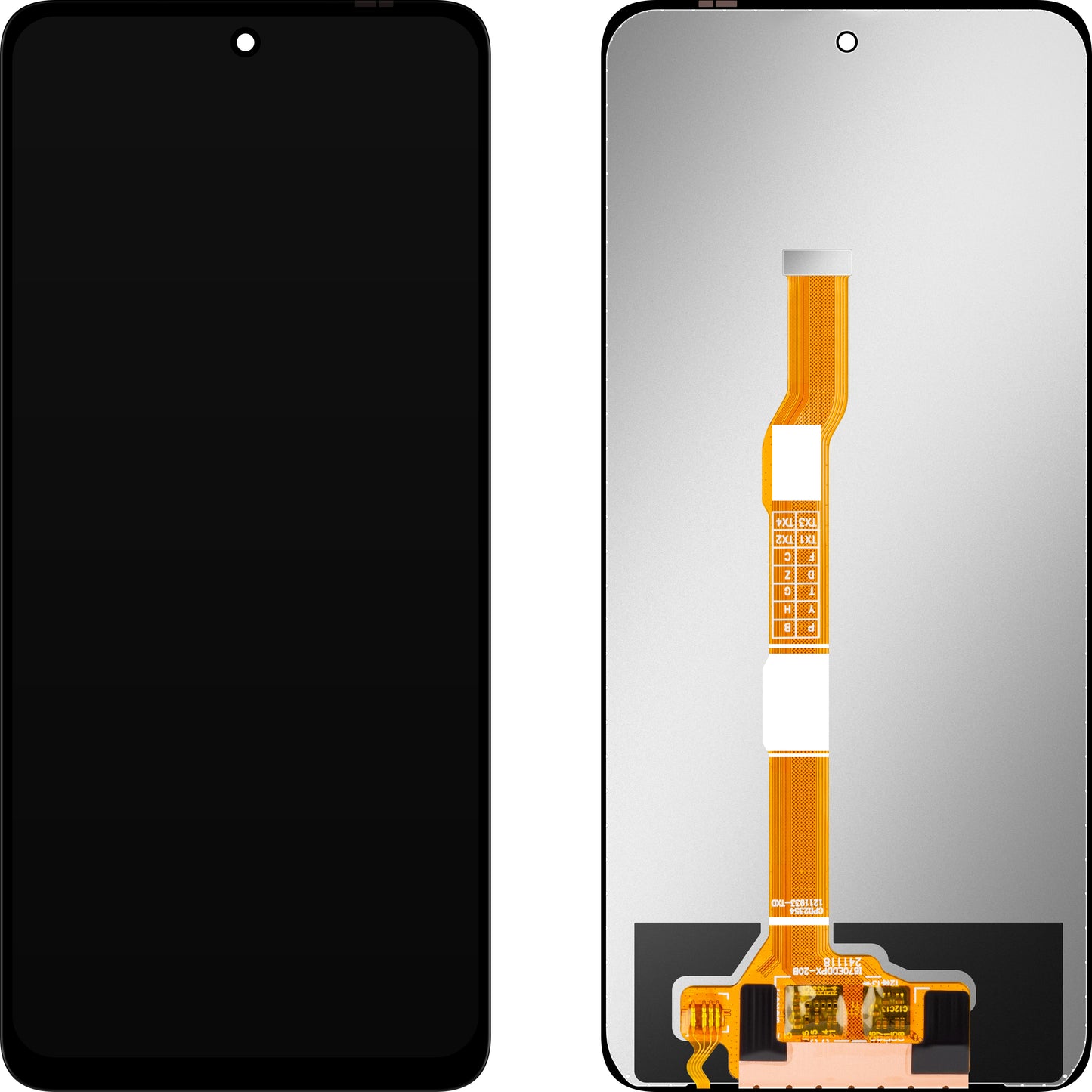 Display com Touchscreen MP compatível com vivo Y28 4G