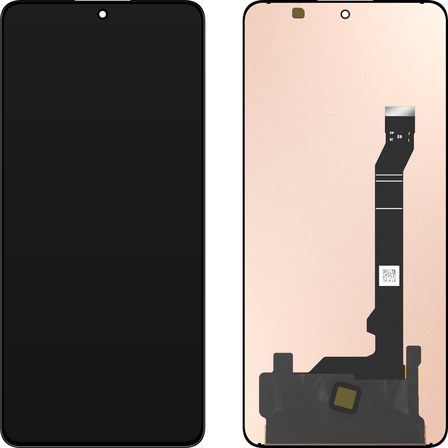 Display com Touchscreen MP compatível com Xiaomi Redmi Turbo 4 / Poco X7 Pro, Versão OLED