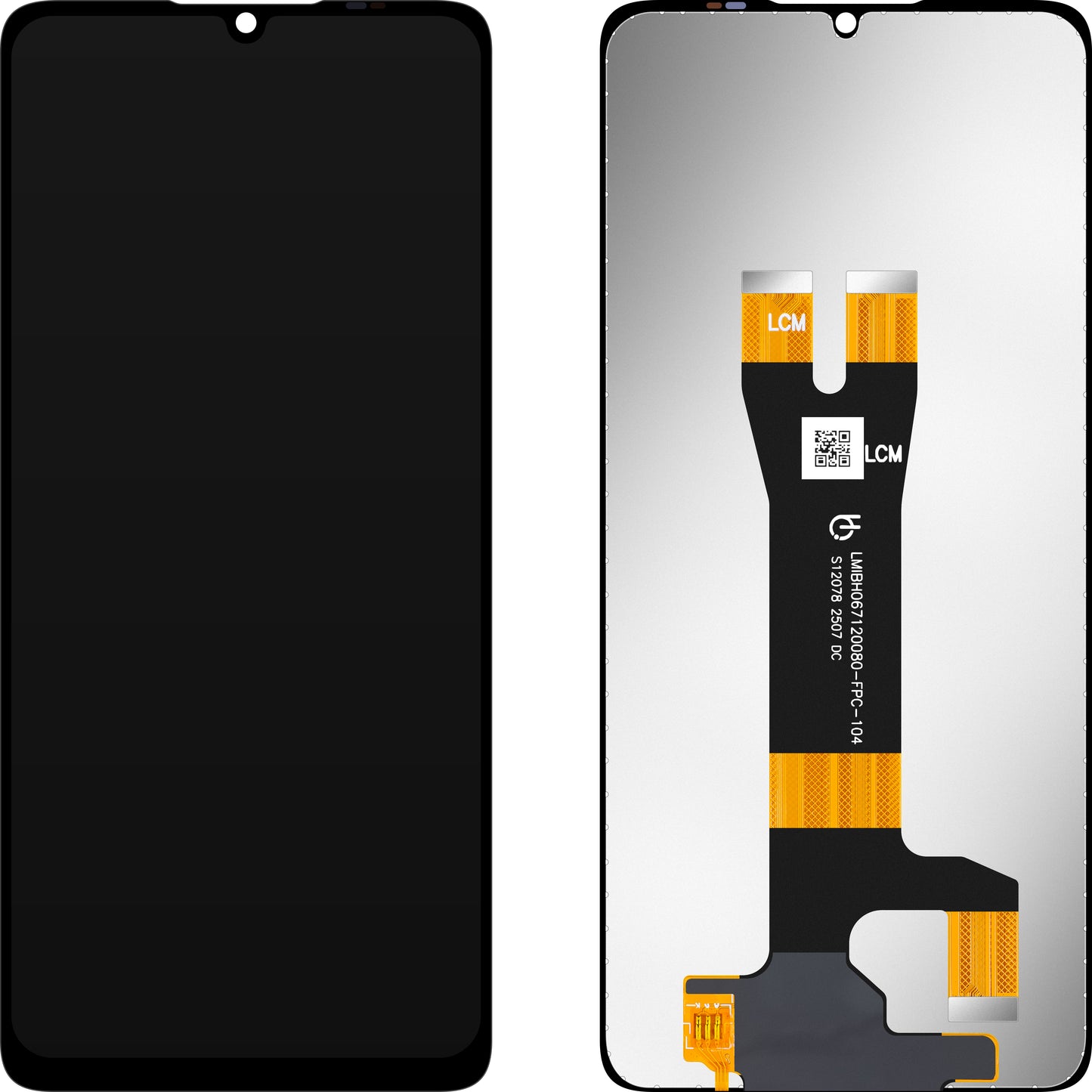 MP Touchscreen Display compatible with ZTE Blade A36 / Blade A56 / Blade A76 4G