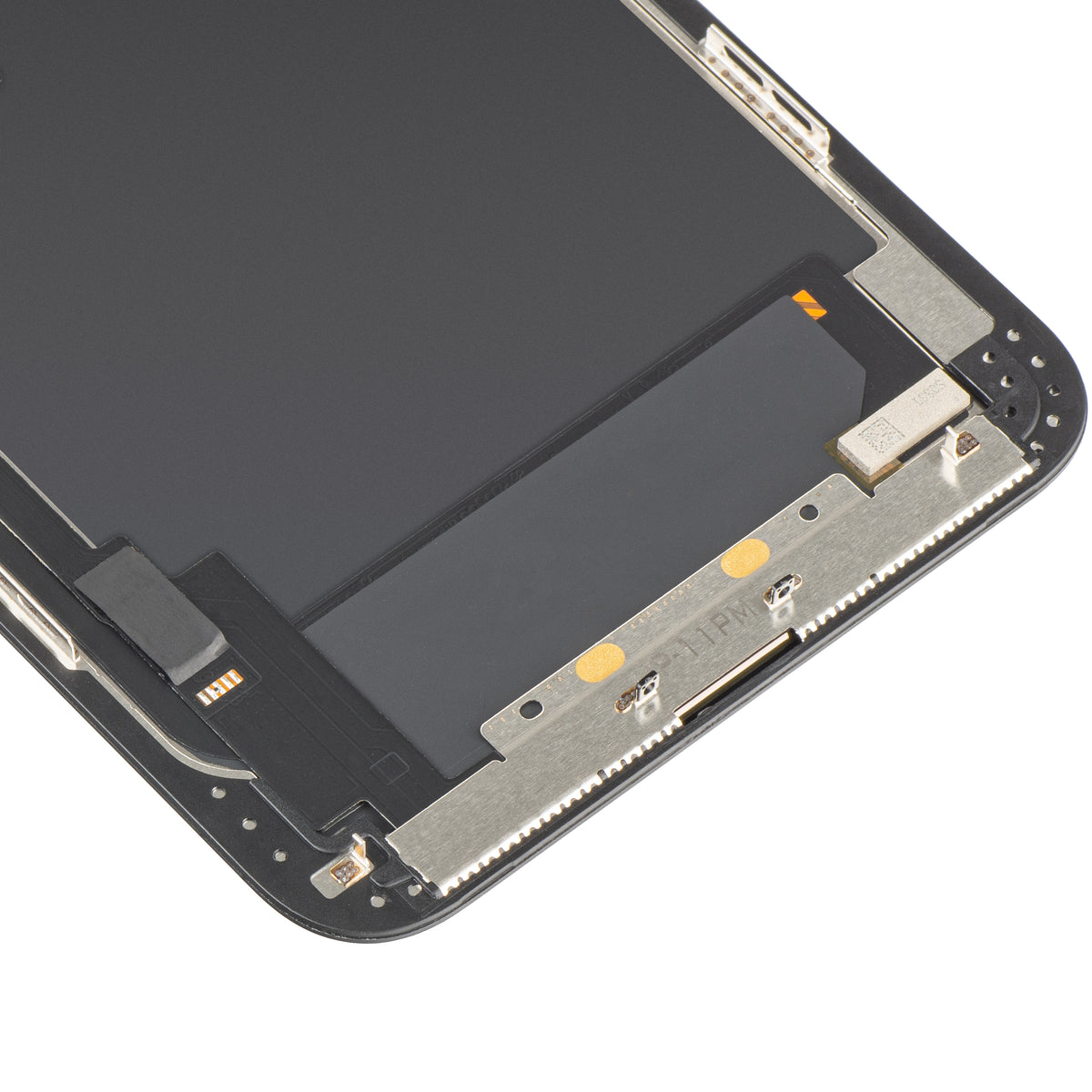 Ecrã com ecrã tátil MP compatível com Apple iPhone 11 Pro Max, com moldura, versão OLED FHD IC Movable, preto