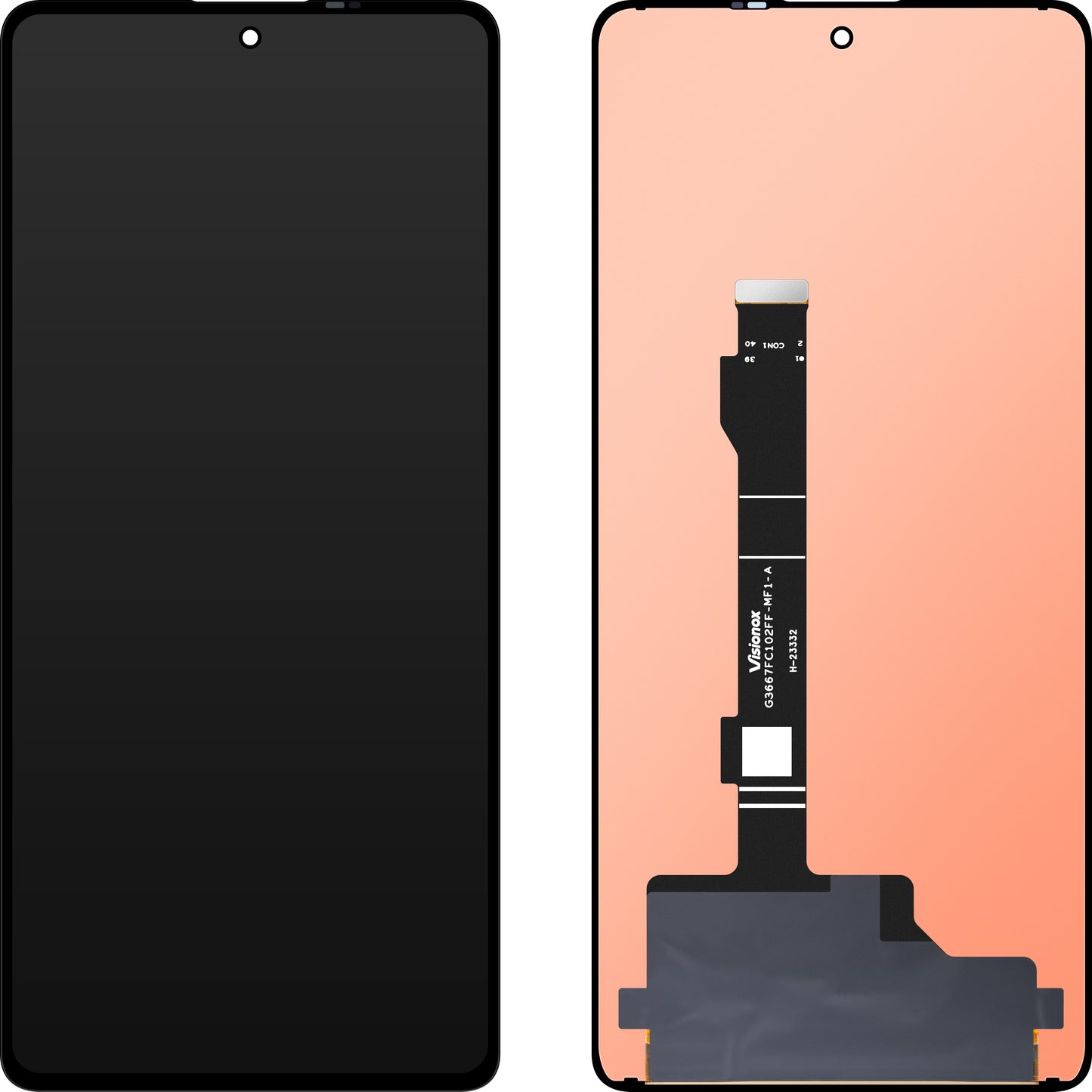 Display com Touchscreen MP compatível com Xiaomi Poco X5 Pro / Redmi Note 12 Pro 5G / Note 12 Pro+, Versão OLED