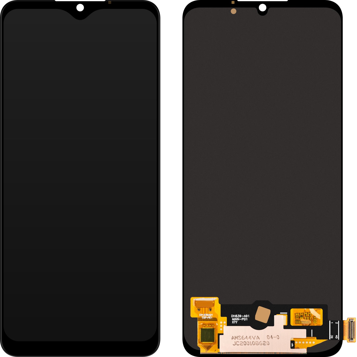 Display com Touchscreen MP compatível com Oppo A91, Versão OLED