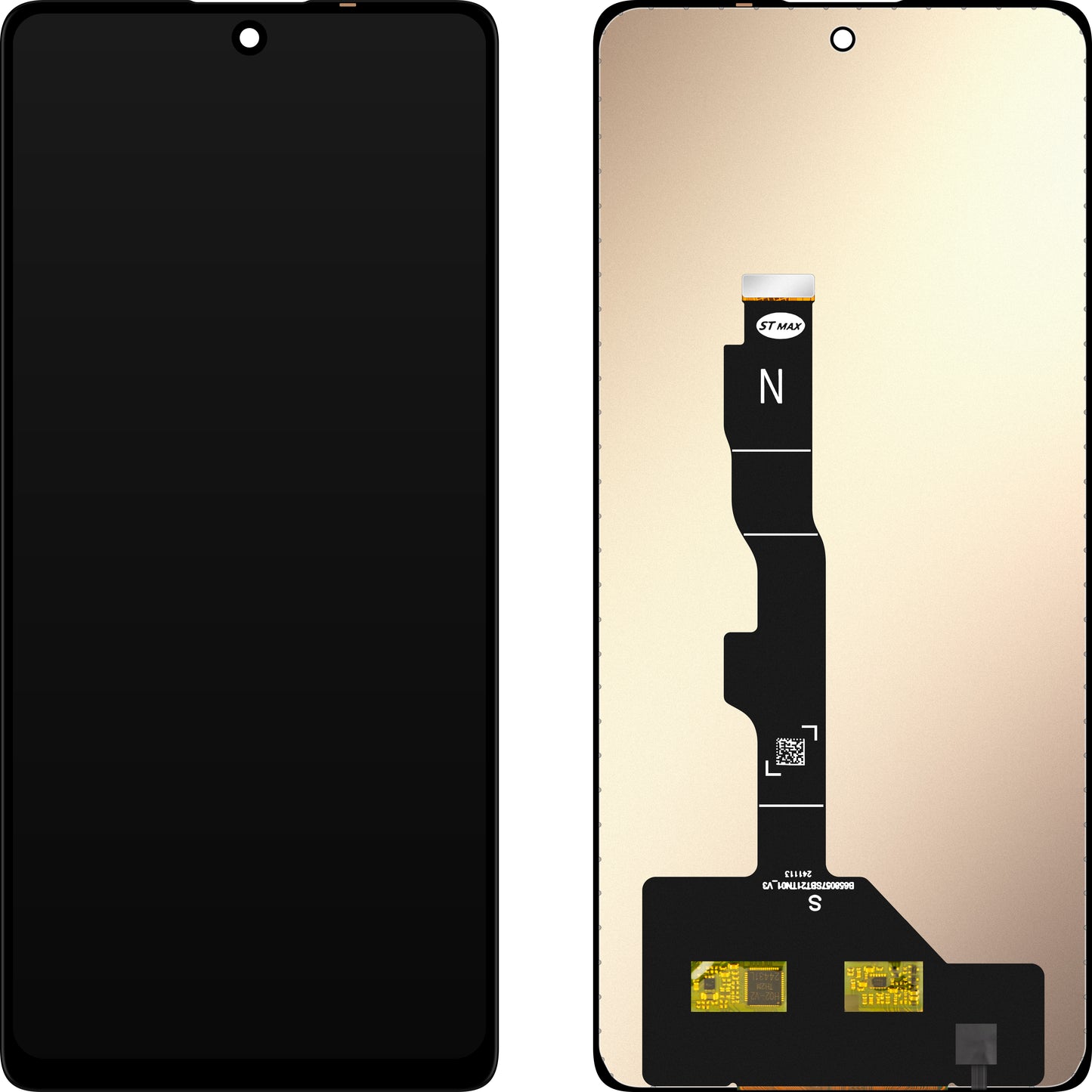 MP Touchscreen Display compatible with Xiaomi Poco F5 / Redmi Note 12 Turbo / Note 13 5G