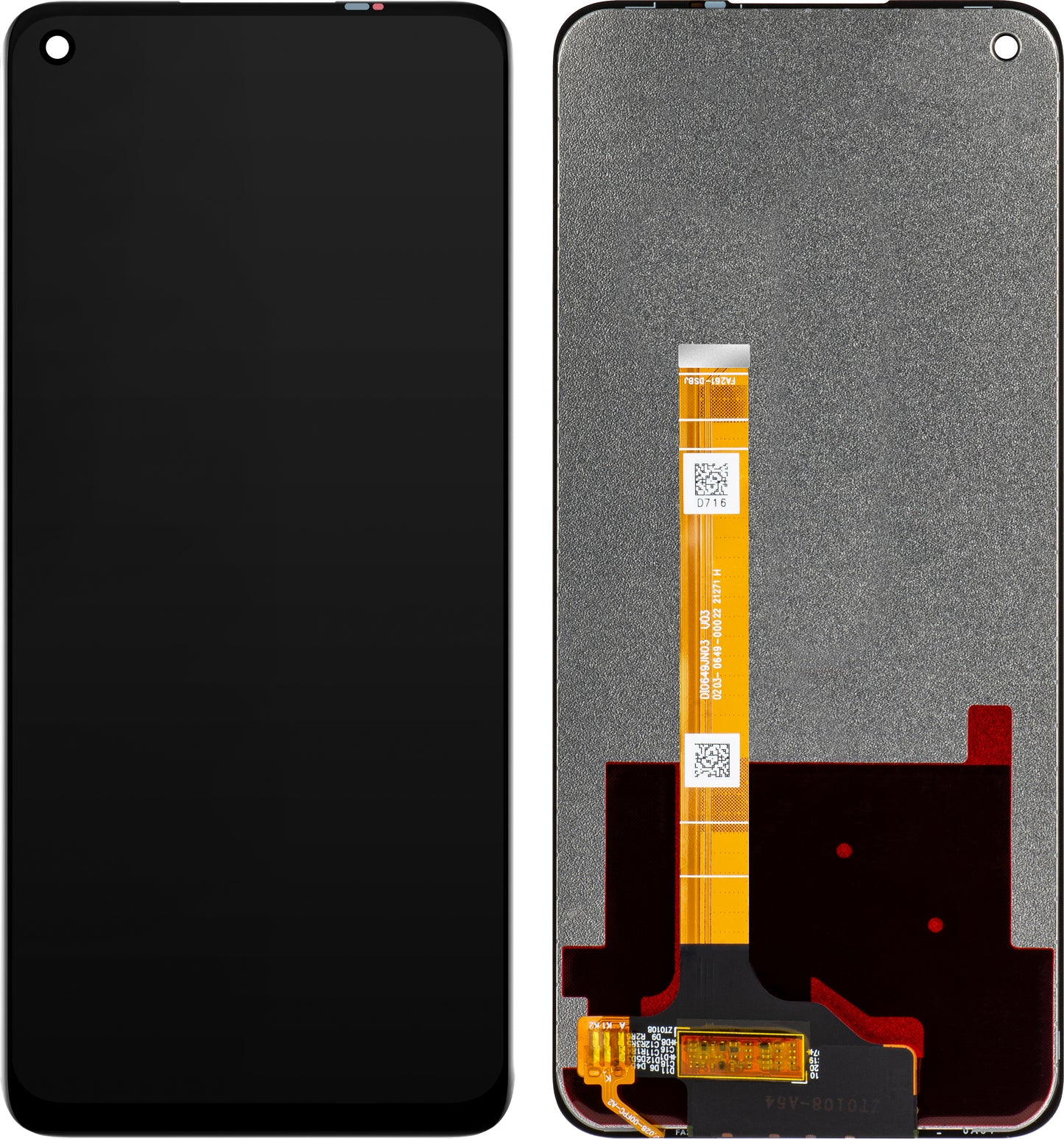 Display com Touchscreen MP compatível com Oppo A54 / A55