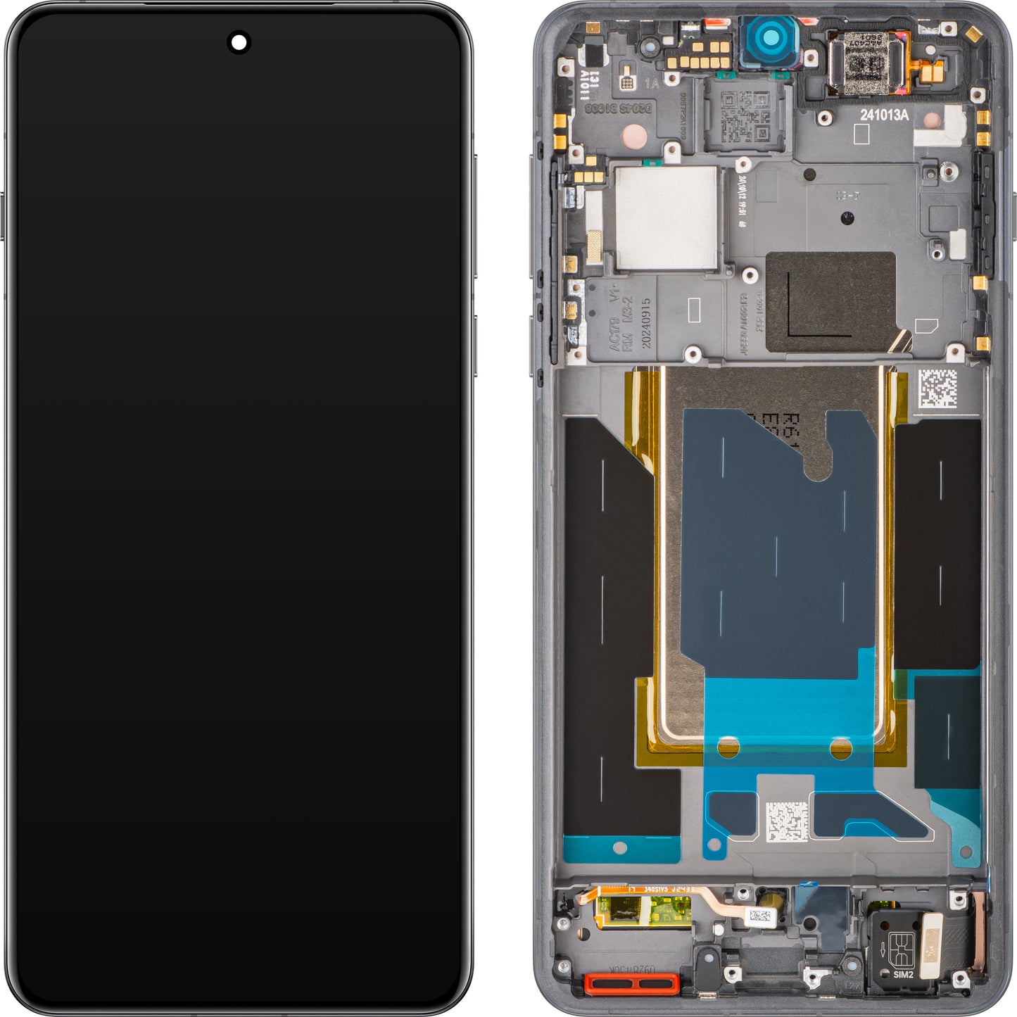 Display com Touchscreen Oppo Find X8 Pro, com Moldura, Preto (Space Black), Service Pack 621029000356