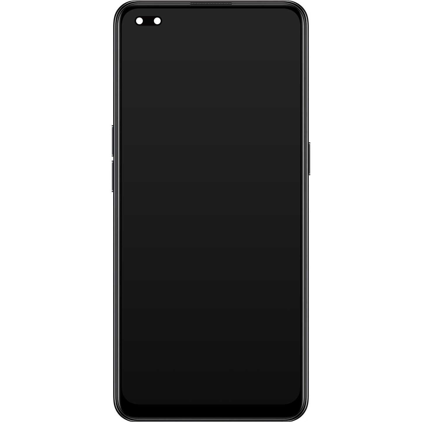 Ecrã tátil Oppo Reno4 5G, com moldura, preto espacial, Service Pack 4904705