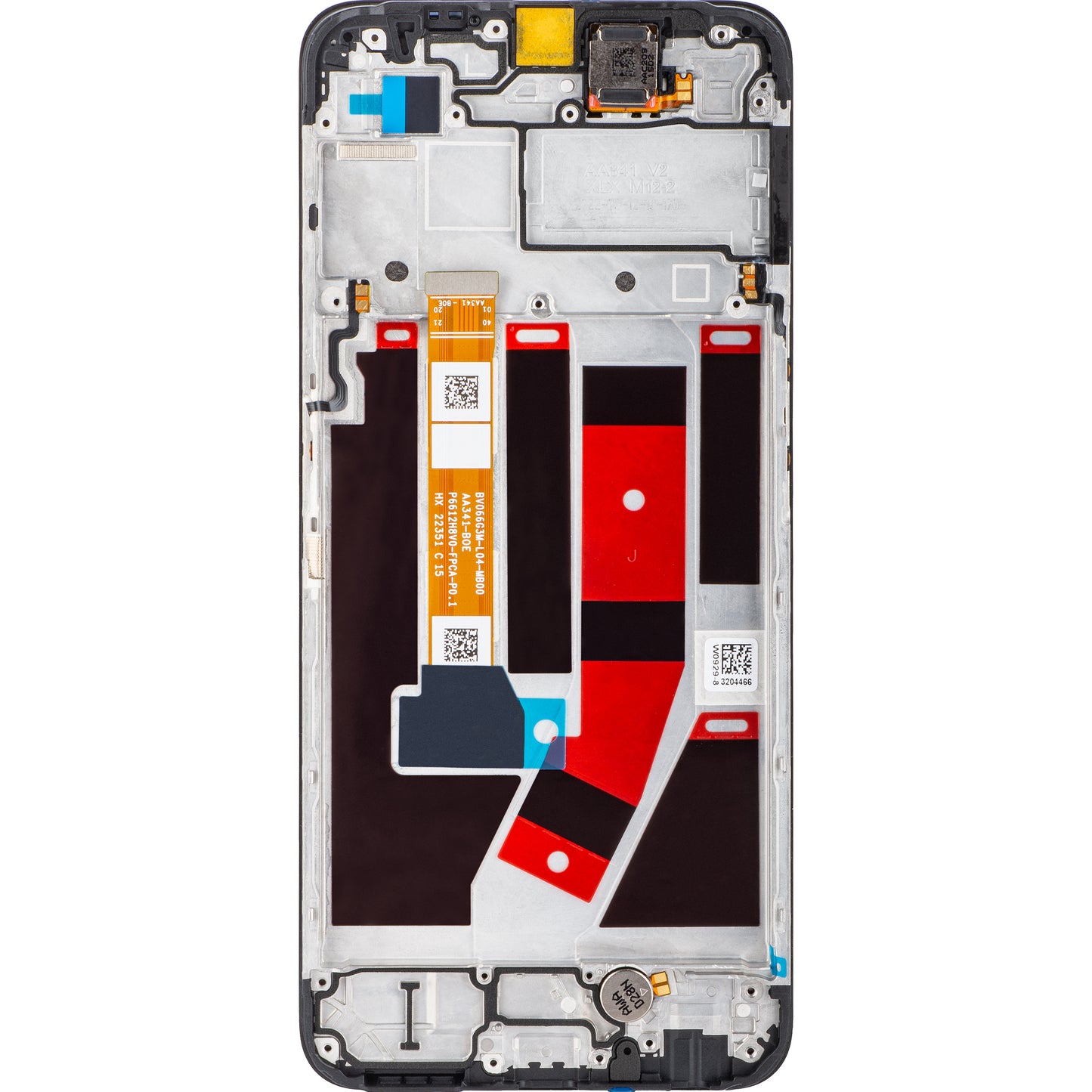 Ecrã com Touchscreen Oppo A57 5G, com Moldura, Preto, Service Pack 4130239