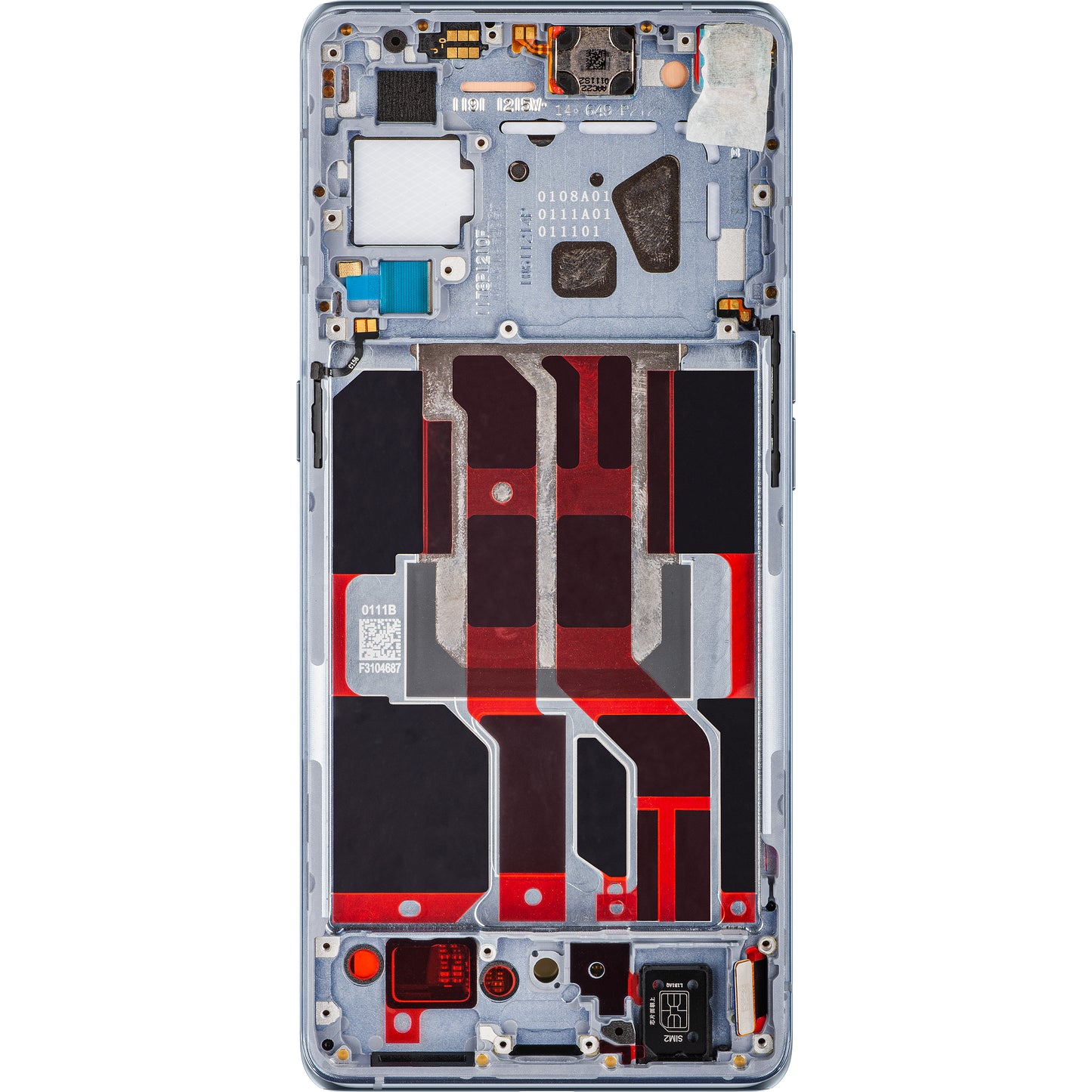 Display com Touchscreen Oppo Reno6 Pro 5G (Snapdragon) / Reno6 Pro+ 5G, com Moldura, Cinzento (Lunar Grey), Service Pack 4907528