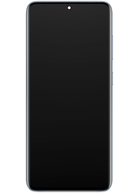 Touchscreen Display Samsung Galaxy Galaxy S20 5G G981 / S20 G980, with Frame, Blue, Service Pack GH82-31432D