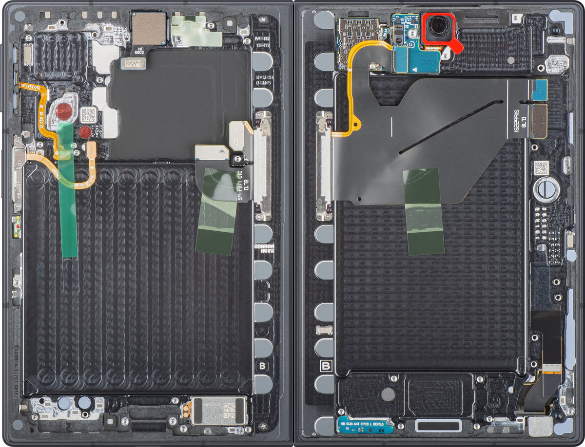 Ecrã com Touchscreen Samsung Galaxy Z Fold8 F971, com Moldura, Sub Inner, Preto (Grafite), Service Pack GH82-39869A