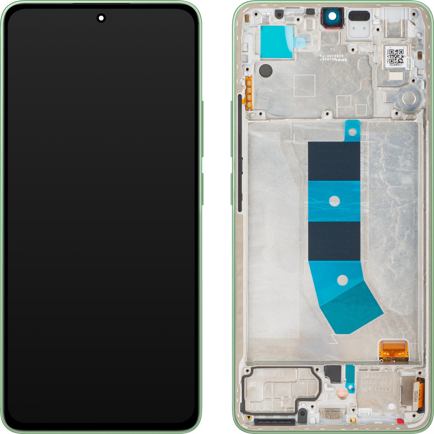 Display com Touchscreen Xiaomi Redmi Note 13 4G, com Moldura, Verde (Mint Green), Service Pack 56000300N700