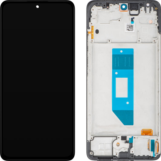 Display com Touchscreen Xiaomi Redmi Note 14 4G, com Moldura, Preto, Versão Global, Service Pack 560001000O700
