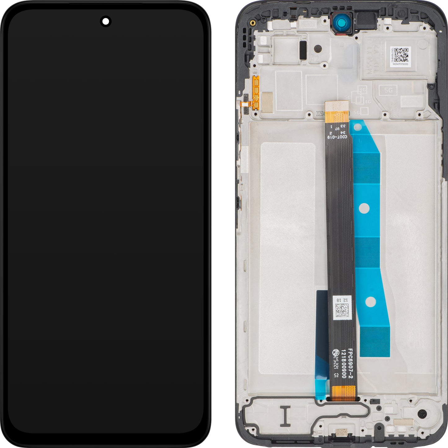 Display com Touchscreen Xiaomi Redmi 15 5G, com Moldura, Preto, Service Pack 56002600O1900