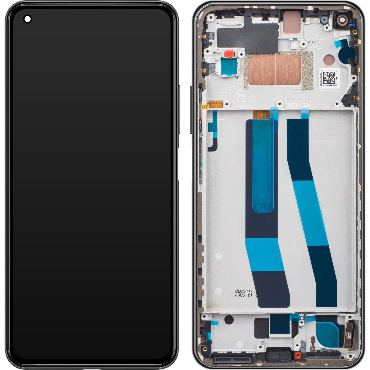 Ecrã com Ecrã Tátil Xiaomi 11 Lite 5G NE, com Moldura, Preto (Truffle Black), Swap 5600030K9D00