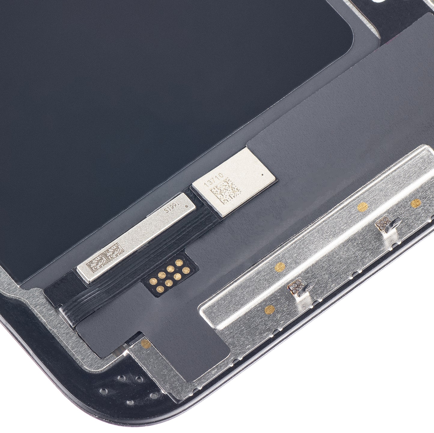 ZY Ecrã tátil para Apple iPhone 14, com moldura, LCD In-Cell IC móvel, preto