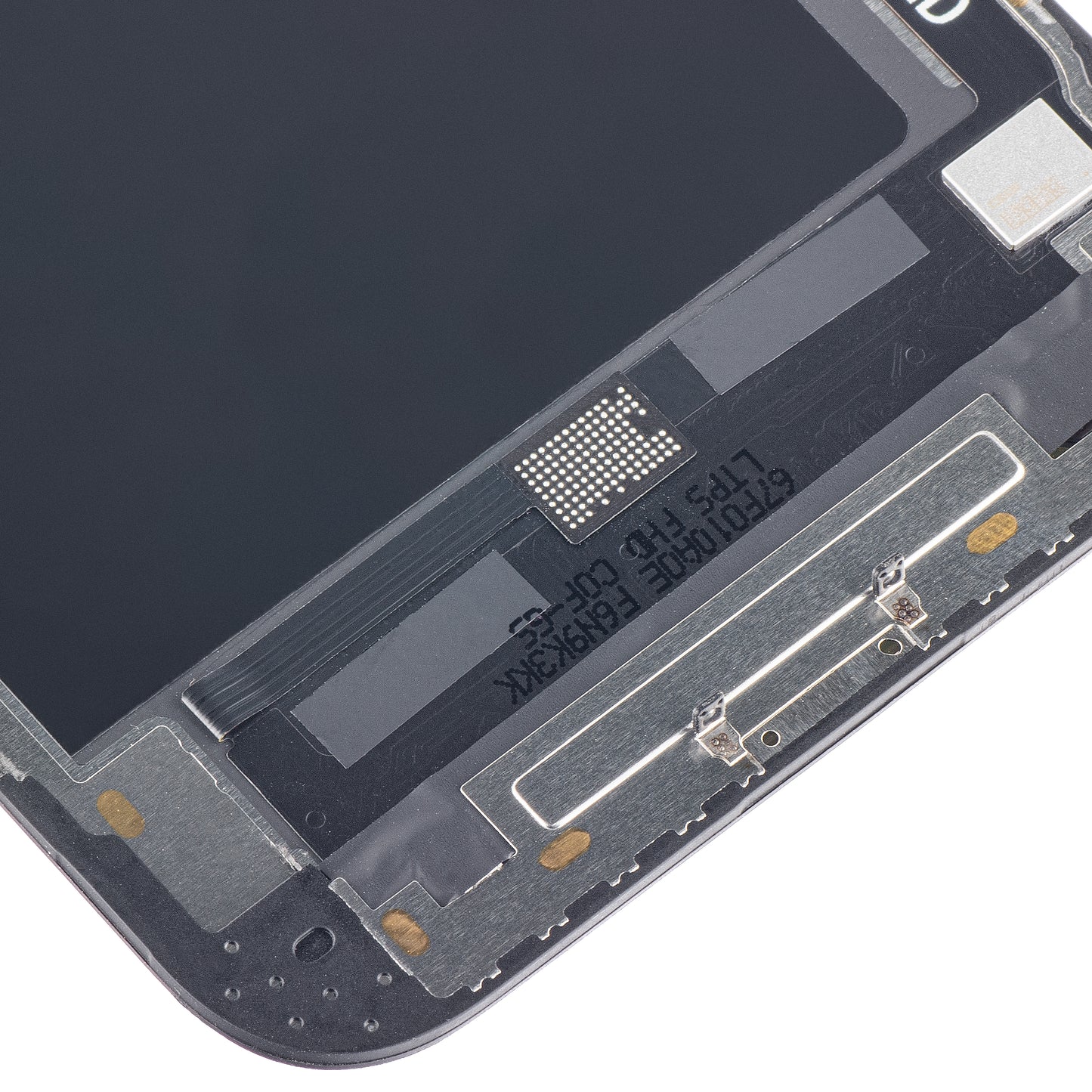 Ecrã tátil ZY para Apple iPhone 12 Pro Max, com moldura, versão LCD móvel In-Cell IC, preto