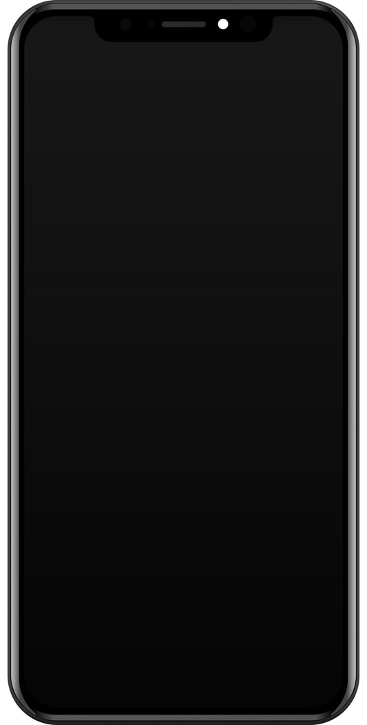Ecrã tátil JK para Apple iPhone 11, com moldura, versão LCD In-Cell, preto