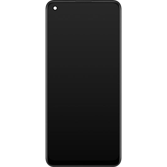 Ecrã tátil Oppo F19 / A74 com moldura, preto, Service Pack 4907039