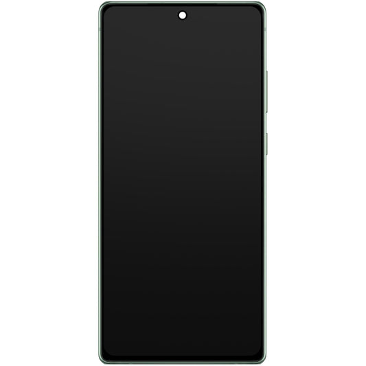 Ecrã tátil Samsung Galaxy Note 20 5G N981 / Note 20 N980, com moldura, verde, Service Pack GH82-23495C