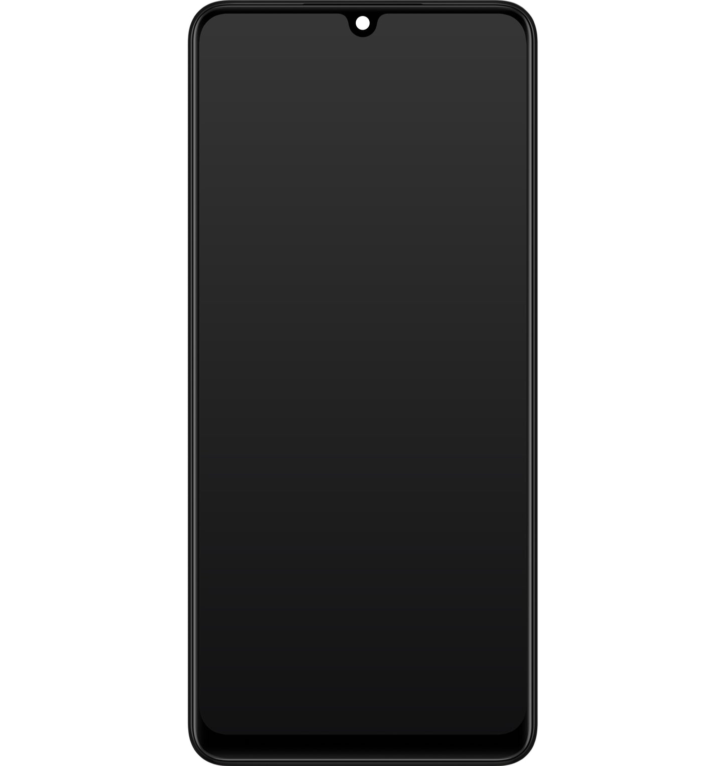 Ecrã tátil Samsung Galaxy A22 A225, com moldura, preto, Service Pack GH82-25944A