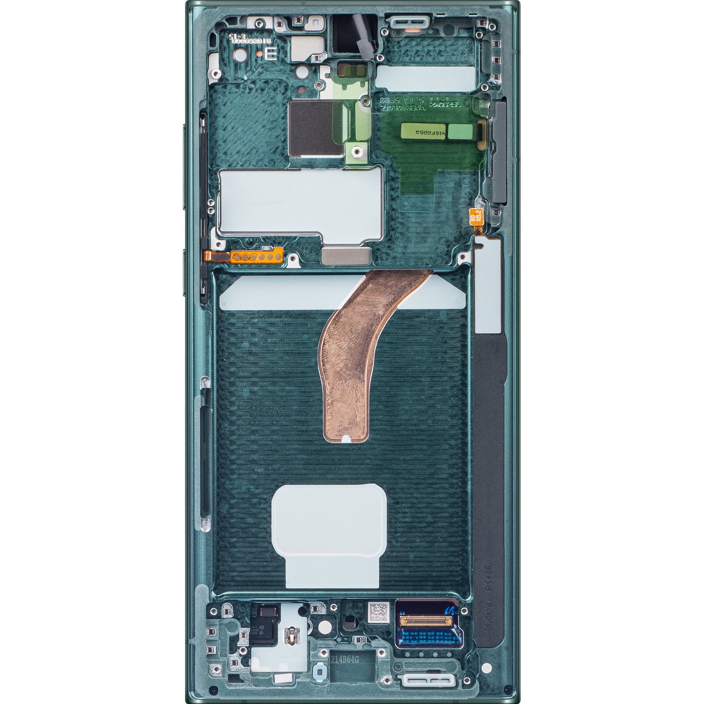 Ecrã tátil Samsung Galaxy S22 Ultra 5G S908, com moldura, verde, Service Pack GH82-27488D