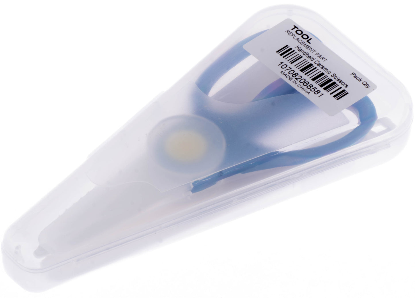 Tesoura OEM, Com Lâminas Cerâmicas, Azul