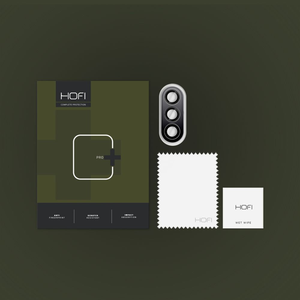 Película protetora para Câmara Traseira HOFI CamRing PRO+ para Samsung Galaxy S25+ S936, Vidro Temperado, Preto