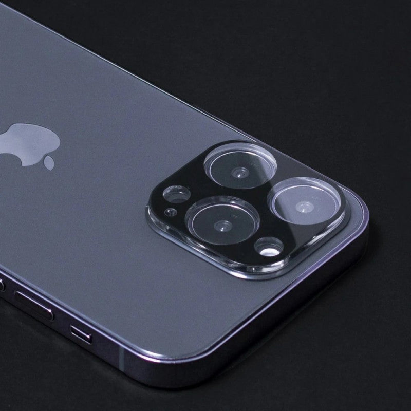 Película Protetora de Câmera Traseira WZK para Apple iPhone 17 Pro, Vidro Temperado, Conjunto de 2 peças, Preta