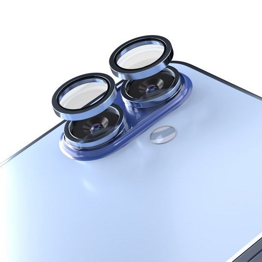 Película de proteção para Câmara Traseira Etteri para Apple iPhone 17, Vidro Temperado, Azul