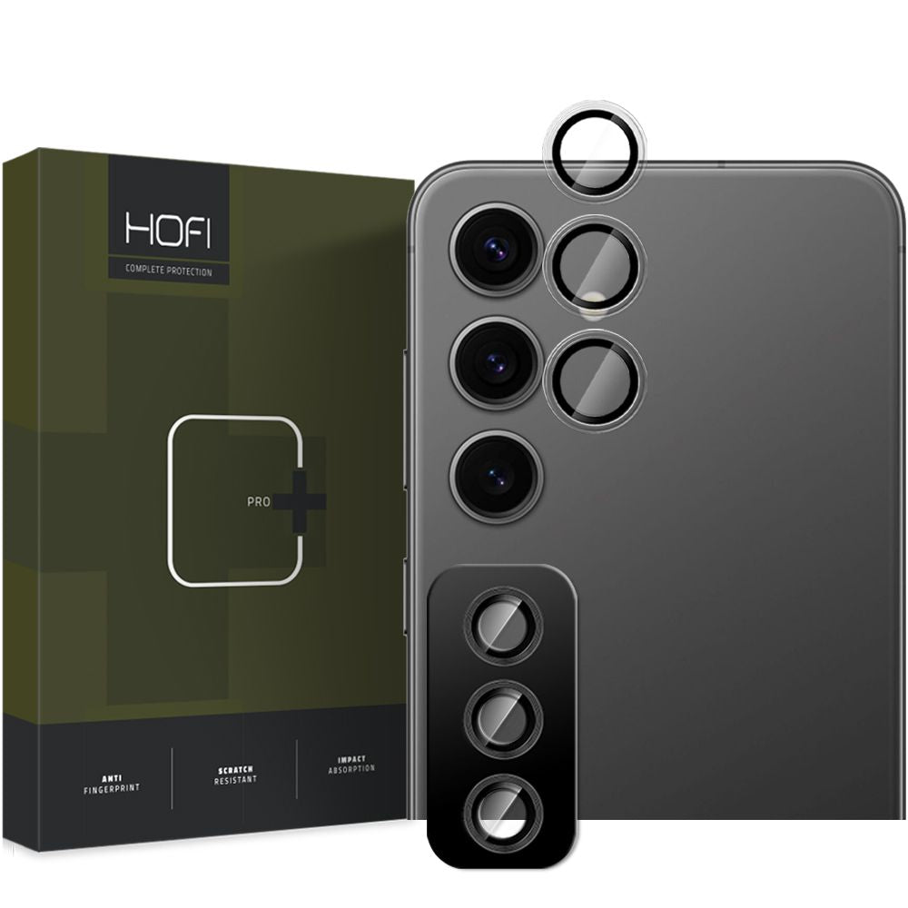 Película protetora para Câmara Traseira HOFI CamRing PRO+ para Samsung Galaxy S25+ S936, Vidro Temperado, Preto
