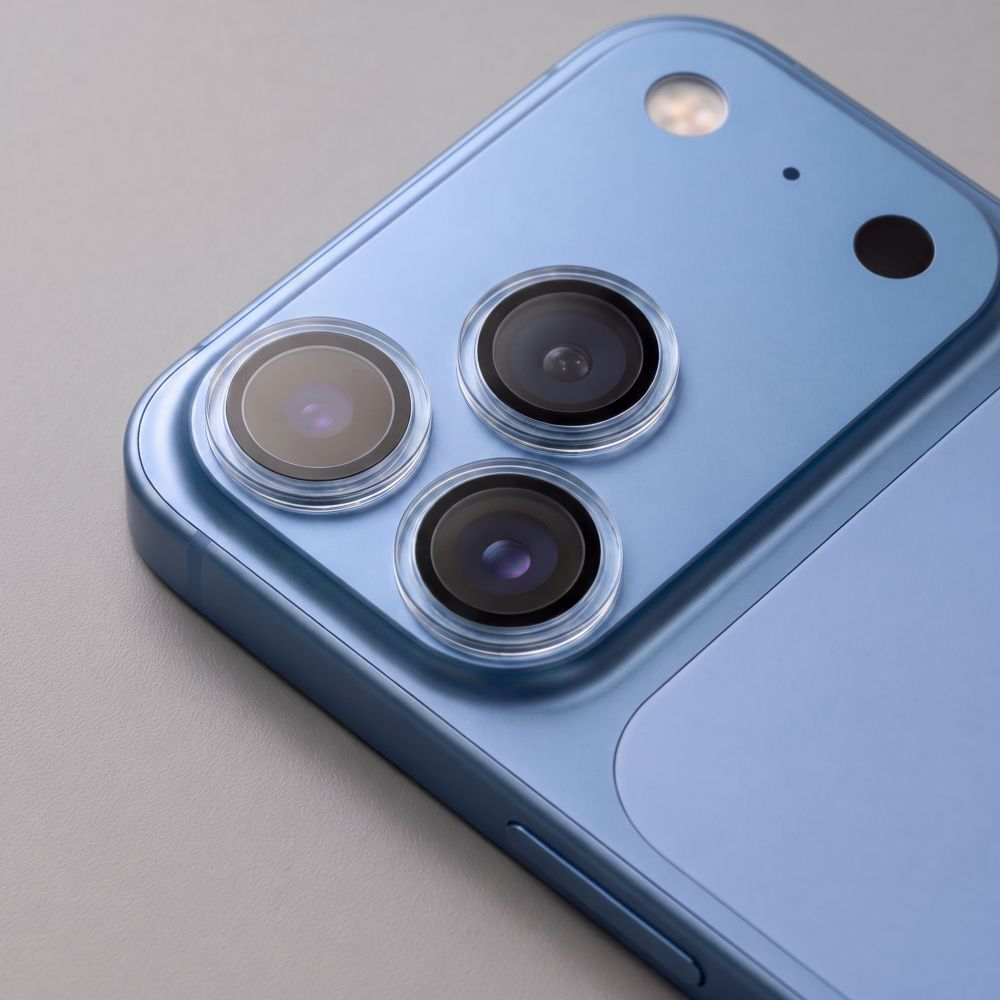 Película protetora para Câmara Traseira Tech-Protect CamRing Fit+ para Apple iPhone 18 Pro / 18 Pro Max, Vidro Temperado, Transparente