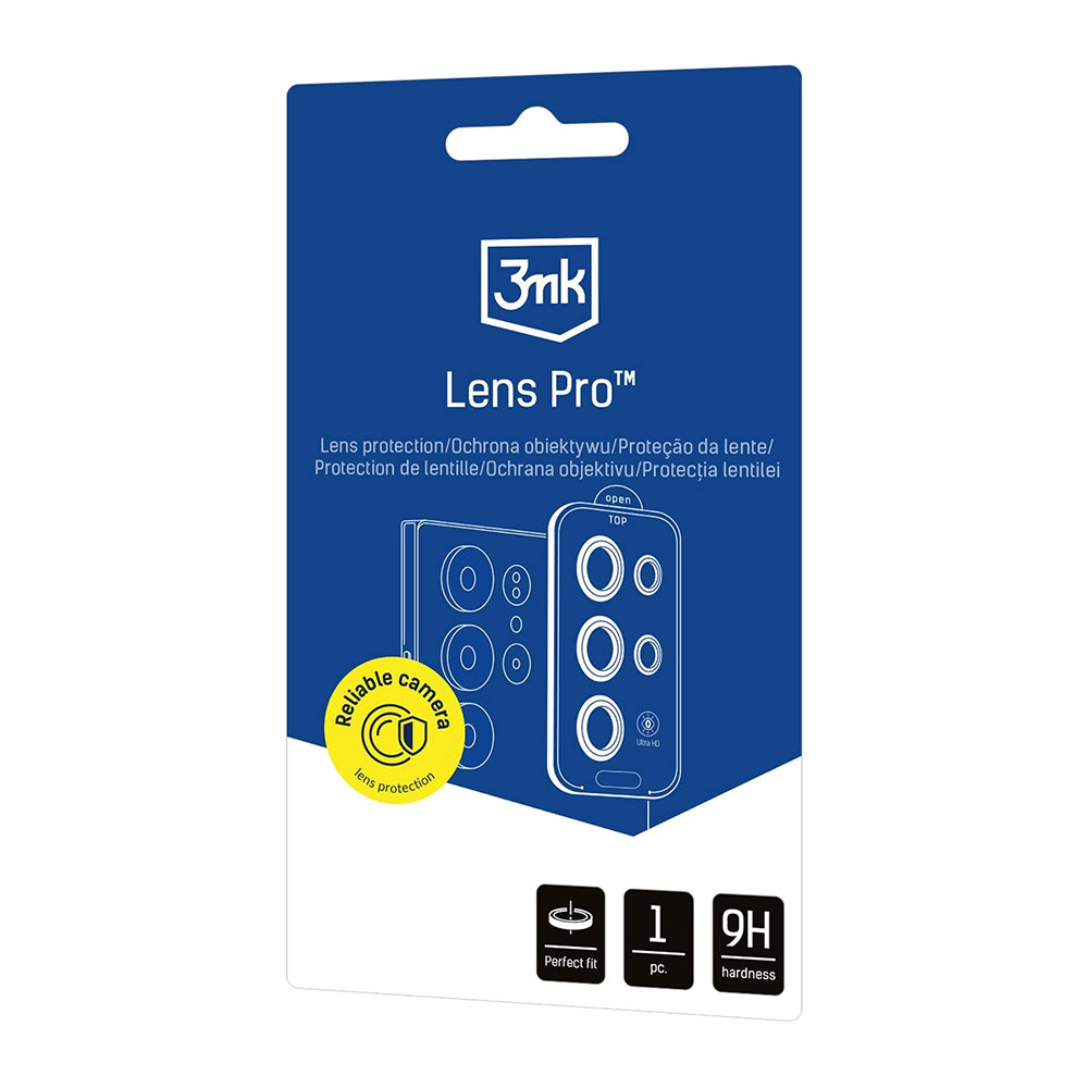 Película Protetora de Câmera Traseira 3MK Protection para Samsung Galaxy S26 Ultra S948, Vidro Temperado, Preta