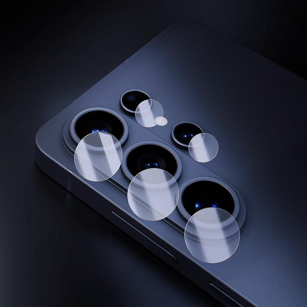 Película Protetora de Câmera Traseira 3MK Protection para Samsung Galaxy S26 Ultra S948, Vidro Temperado, Conjunto de 4 peças, Transparente