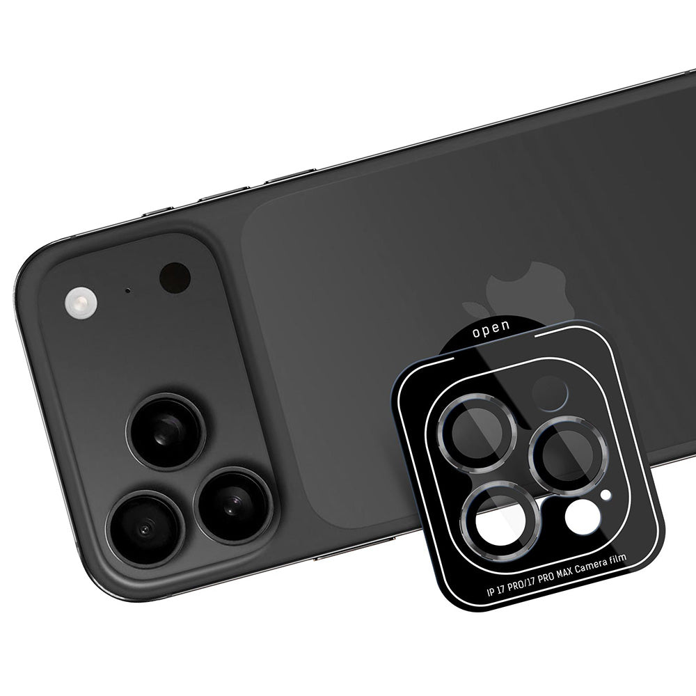 Película Protetora de Câmera Traseira 3MK Protection Pro para Apple iPhone 17 Pro Max / 17 Pro, Vidro Temperado, Bege