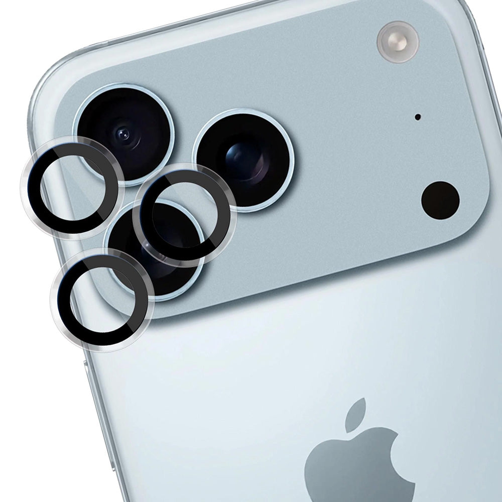 Película Protetora de Câmera Traseira 3MK Protection Pro para Apple iPhone 17 Pro Max / 17 Pro, Vidro Temperado, Transparente.