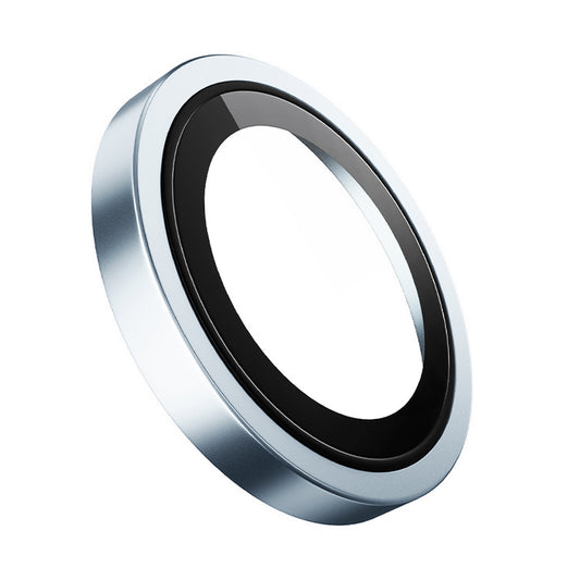 Película Protetora de Câmera Traseira Blueo Metal Frame para Apple iPhone 17 Air, Vidro Temperado, Azul