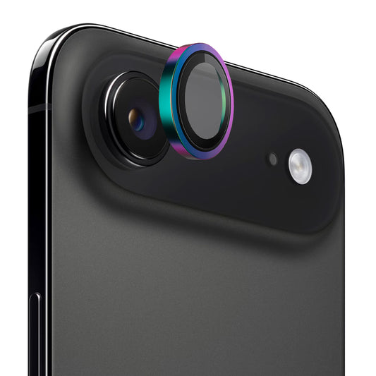 Película Protetora de Câmera Traseira Blueo Metal Frame para Apple iPhone 17 Air, Vidro Temperado, Multicolor