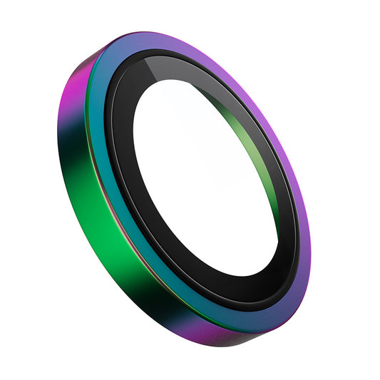 Película Protetora de Câmera Traseira Blueo Metal Frame para Apple iPhone 17 Air, Vidro Temperado, Multicolor