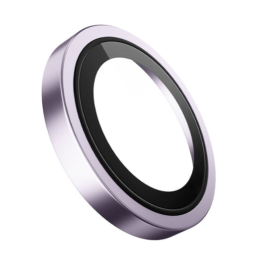 Película Protetora de Câmera Traseira Blueo Metal Frame para Apple iPhone 17, Vidro Temperado, Roxo