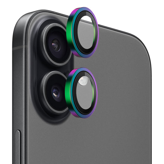Blueo Metal Frame Rear Camera Protection Film for Apple iPhone 17, Tempered Glass, Multicolor