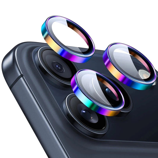 Película Protetora de Câmera Traseira ESR Armorite para Apple iPhone 17 Pro Max / 17 Pro / 16 Pro Max / 16 Pro, Vidro Temperado, Multicolor