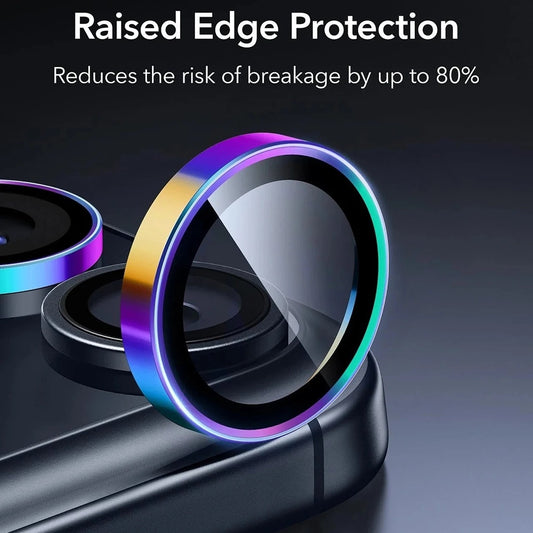 Película Protetora de Câmera Traseira ESR Armorite para Apple iPhone 17 Pro Max / 17 Pro / 16 Pro Max / 16 Pro, Vidro Temperado, Multicolor