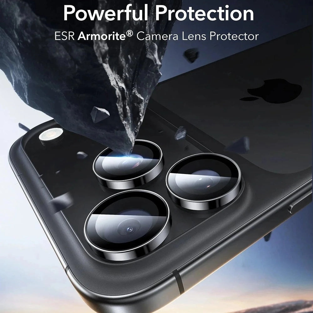 Película protetora para Câmara Traseira ESR Armorite para Apple iPhone 18 Pro / 18 Pro max, Vidro Temperado, Preto