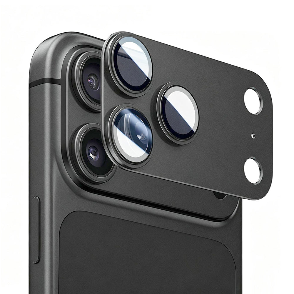 Película protetora para Câmara Traseira Lito Crown Halo AR + AF para Apple iPhone 18 Pro, Vidro Temperado, Preto