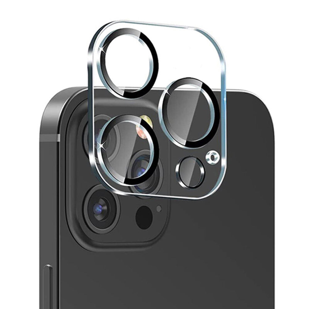 Película protetora para Câmara Traseira Lito S+ para Apple iPhone 14 Pro Max / 14 Pro, Vidro Temperado, Preto