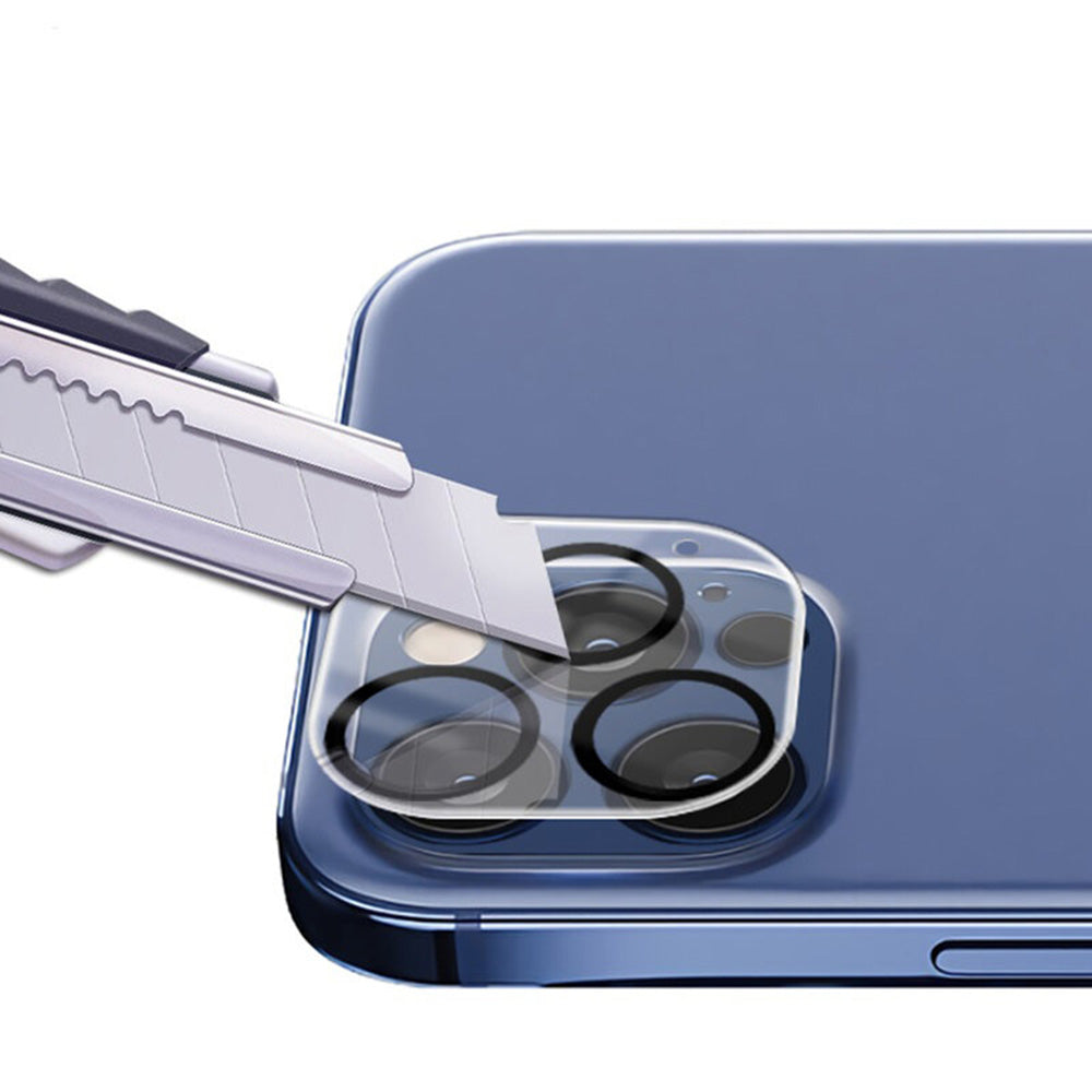 Película protetora para Câmara Traseira Lito S+ para Apple iPhone 14 Pro Max / 14 Pro, Vidro Temperado, Preto