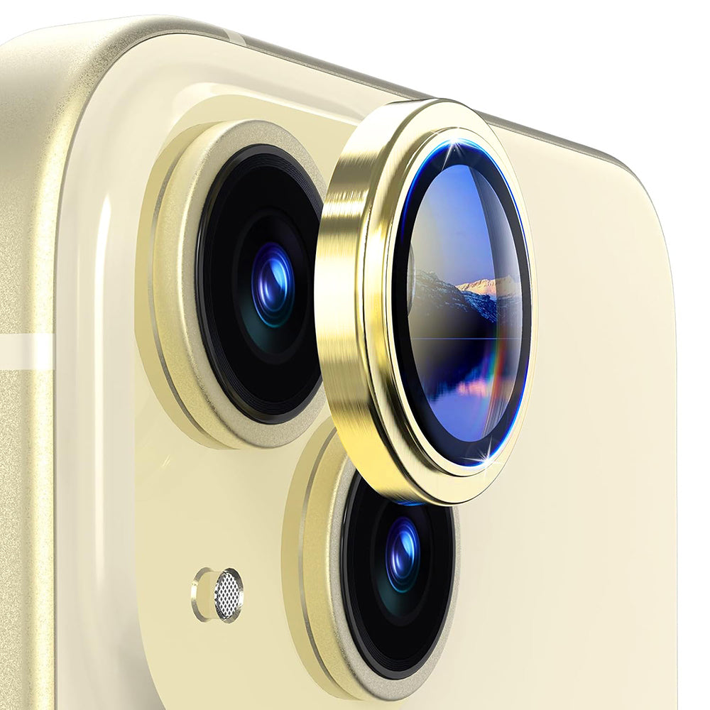 Película protetora para Câmara Traseira Lito S+ para Apple iPhone 14, Vidro Temperado, Amarela